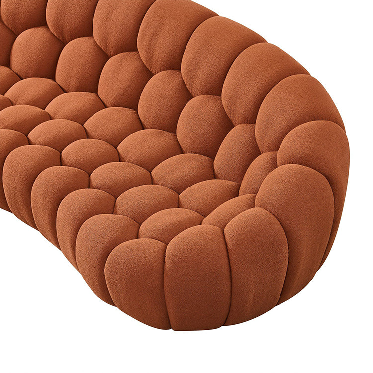 Veridian 104" Sofa, orange