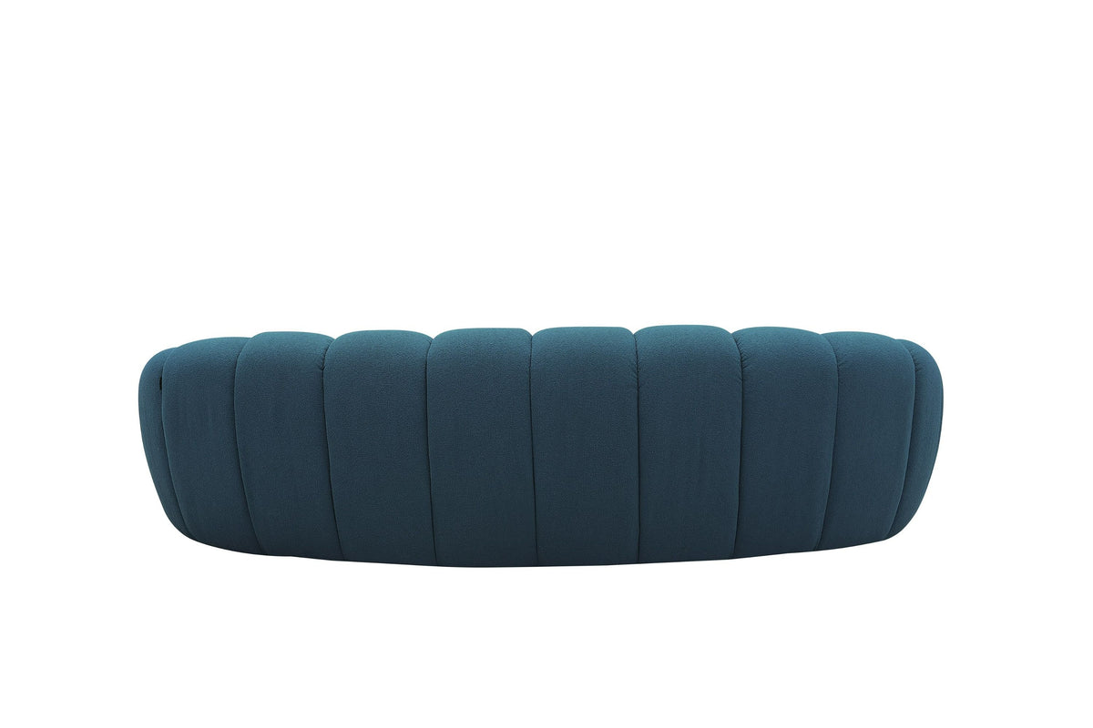 Veridian 104"Sofa, blue