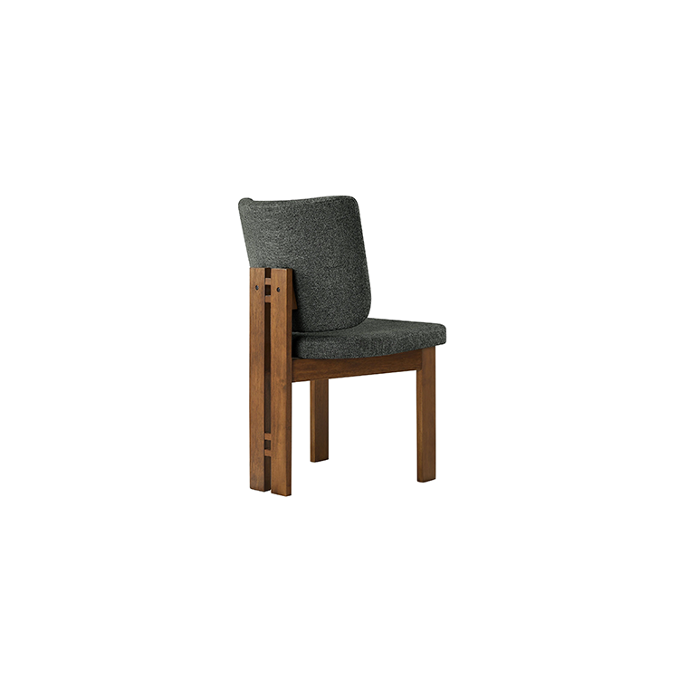 Alma Armless Dining Chairs set of 2, Black