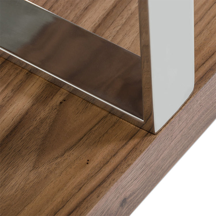 Mazy Walnut Bookcase