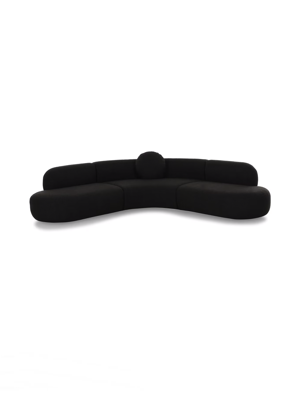 Bibi Boucle Sectional, Black