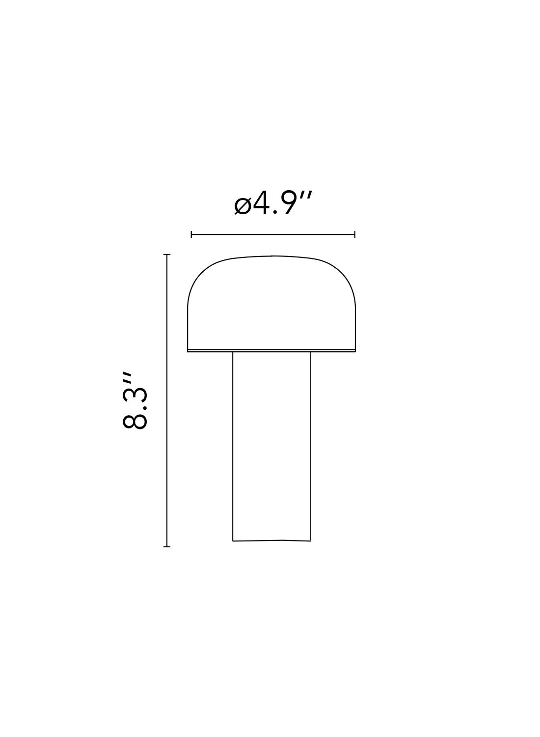 Flos Bellhop Table Lamp, Yellow