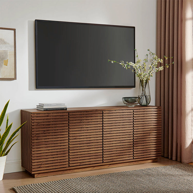Chateau Sideboard Cabinet TV Stand, walnut