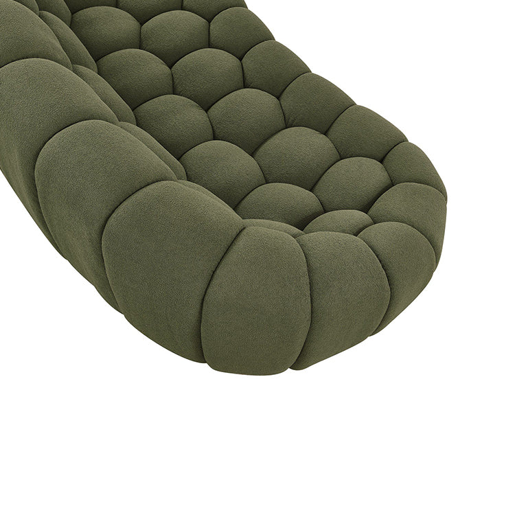 Veridian 104"Sofa, green