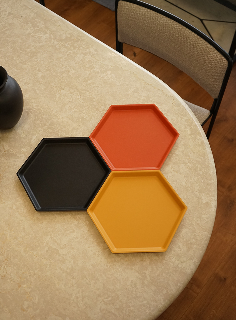 6XS Studio Puzzle Large Tray, Orange