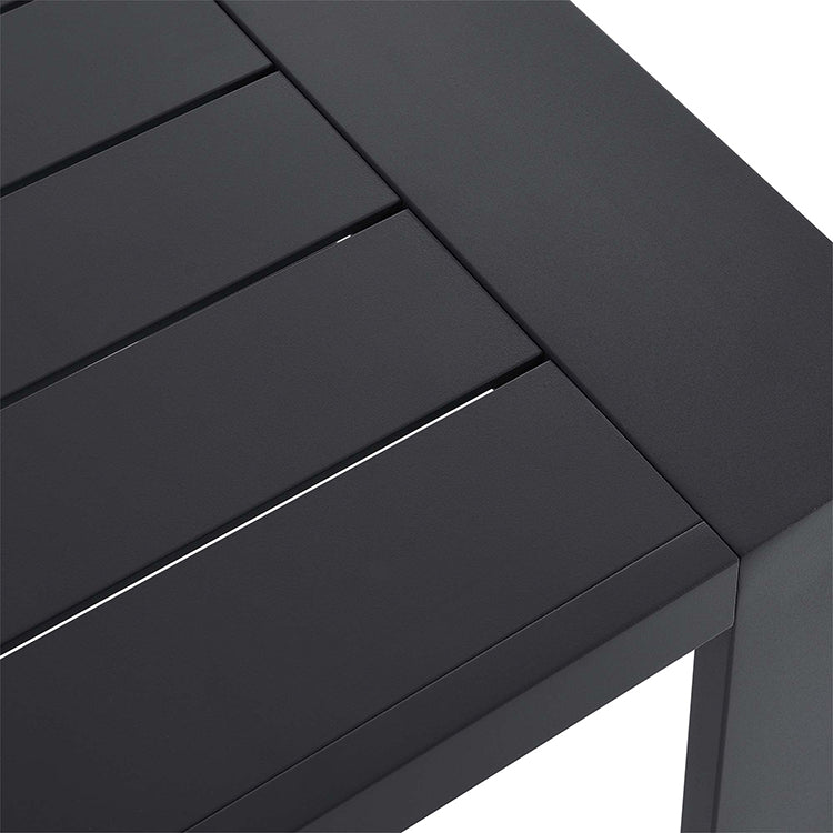 Credenza Outdoor Side Table, charcoal