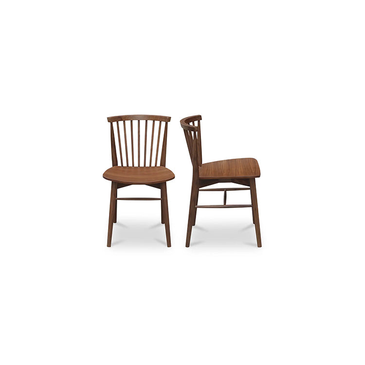 Walnut March Dining Chair, Set of 2