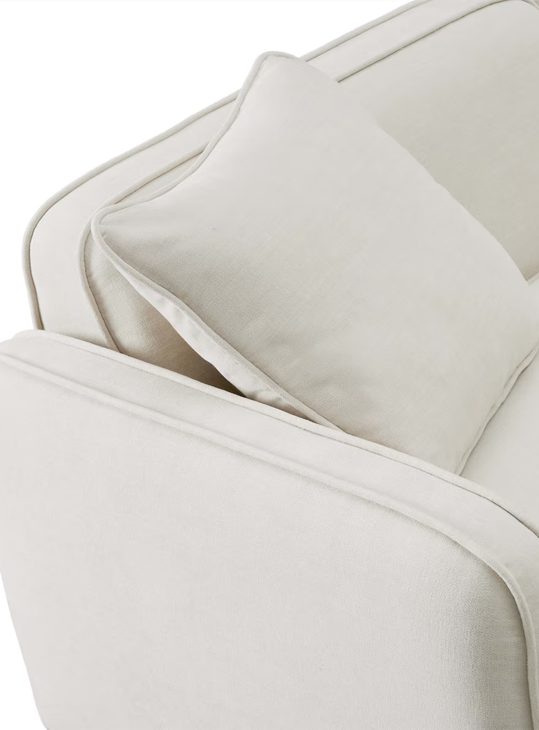 Syntara Linen Loveseat,Sand
