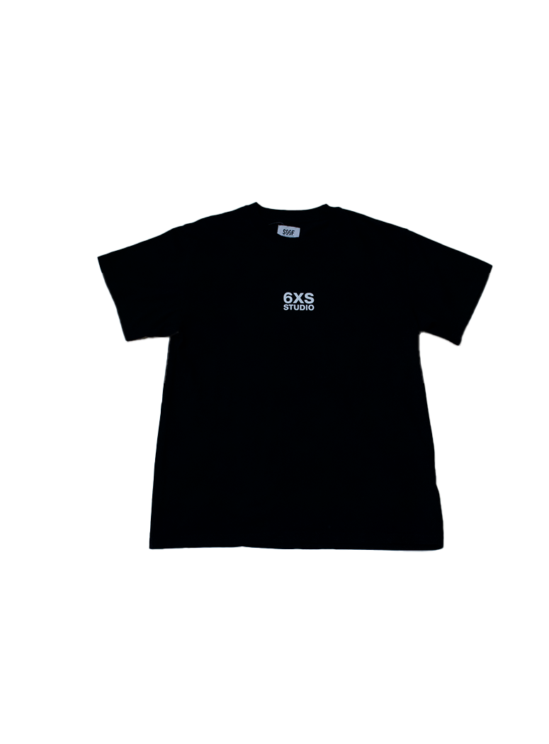 6XS Crew T-shirt, black