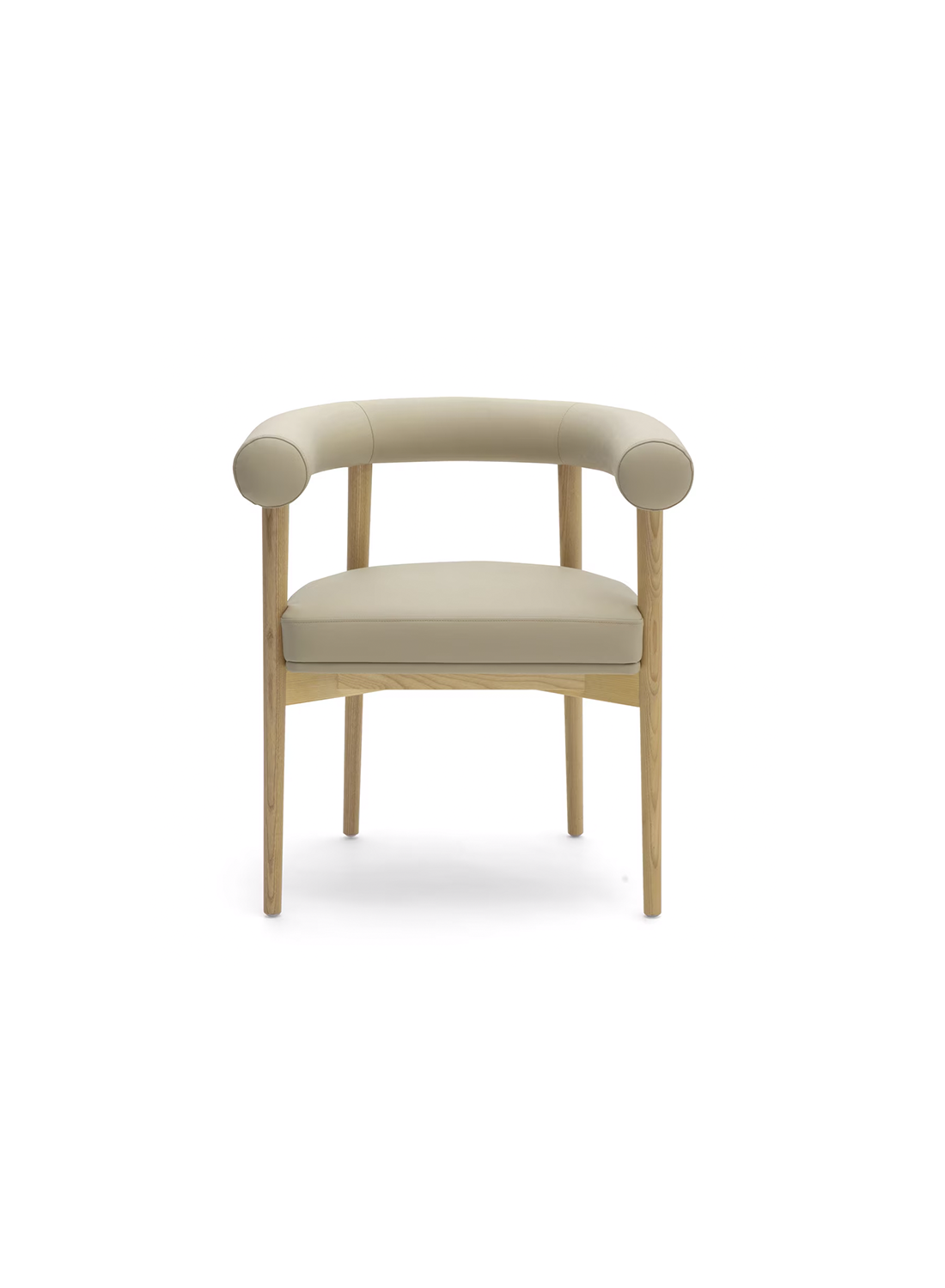 Para Vegan Leather Dining Chair, Taupe