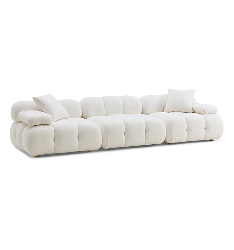 Huggy Cream Vegan Sofa