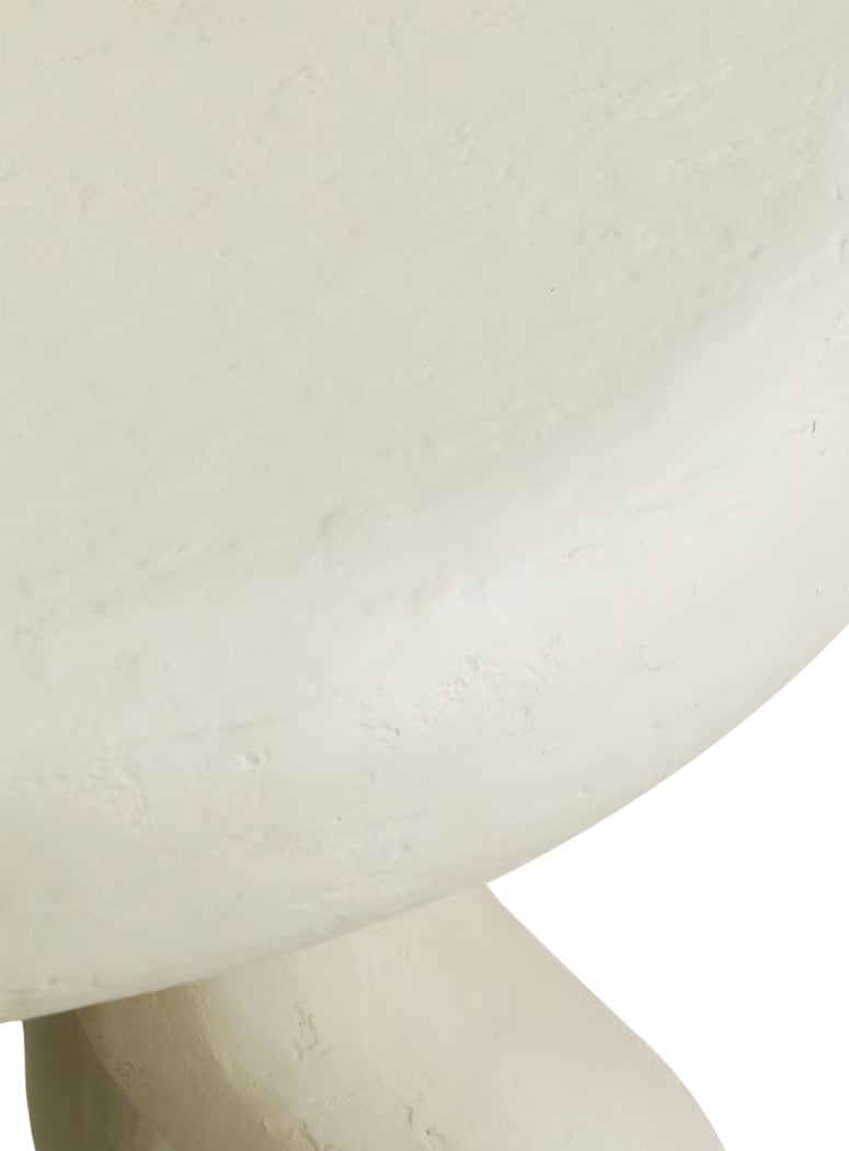 Jaxen Cream Textured Side Table