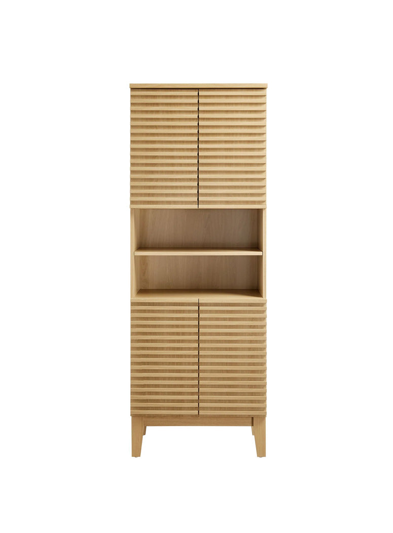 Chateau Bathroom Storage Cabinet,oak