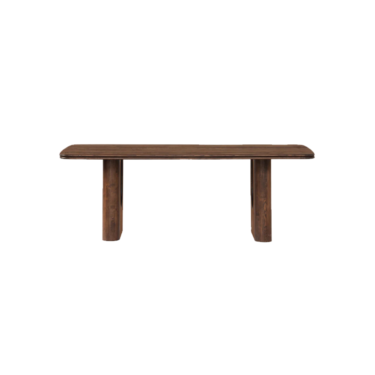 Layering Dining Table, Mud Brown