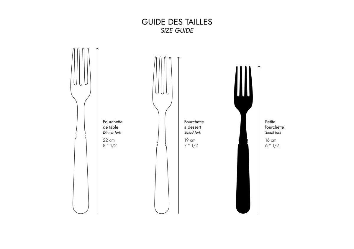 Sabre Bistrot Solid Shiny Cake Fork