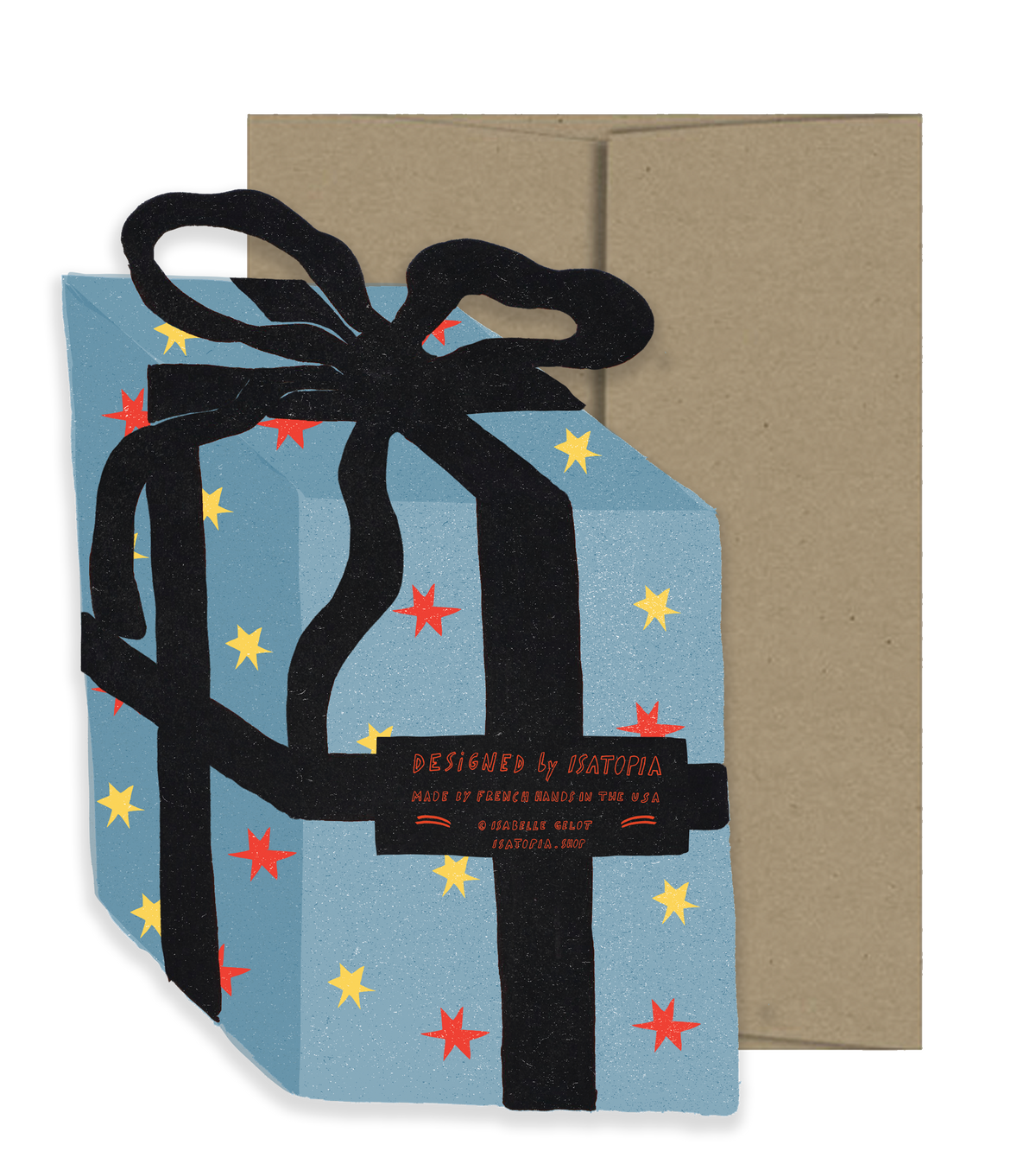 Blue Gift Birthday Collection Card