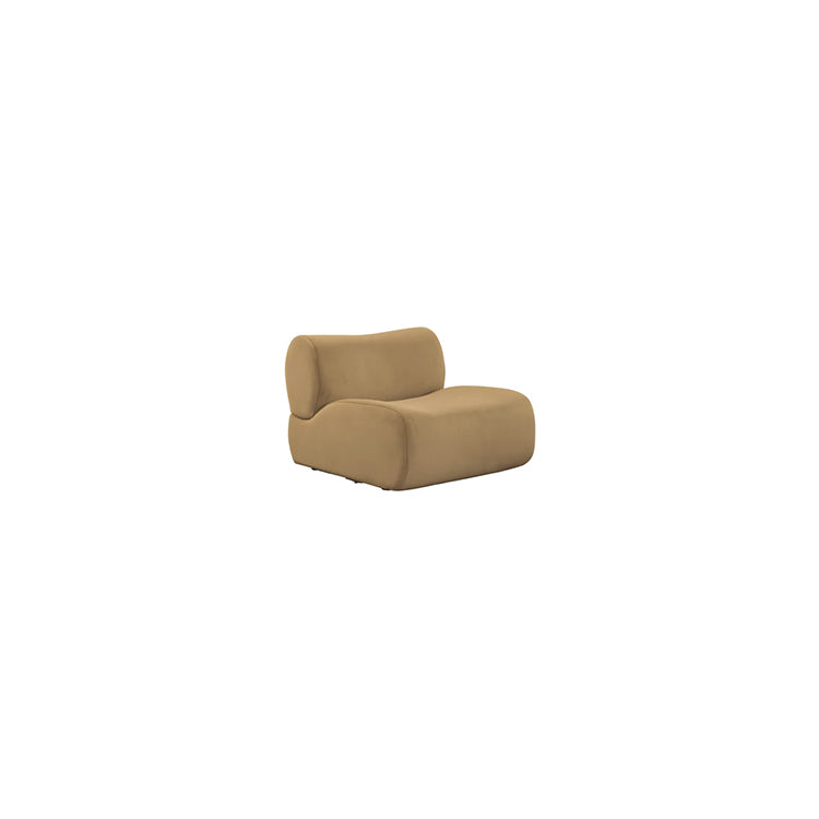 Modu Performance Velvet Armless Chair