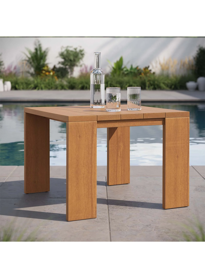 Credenza Outdoor Side Table, natural