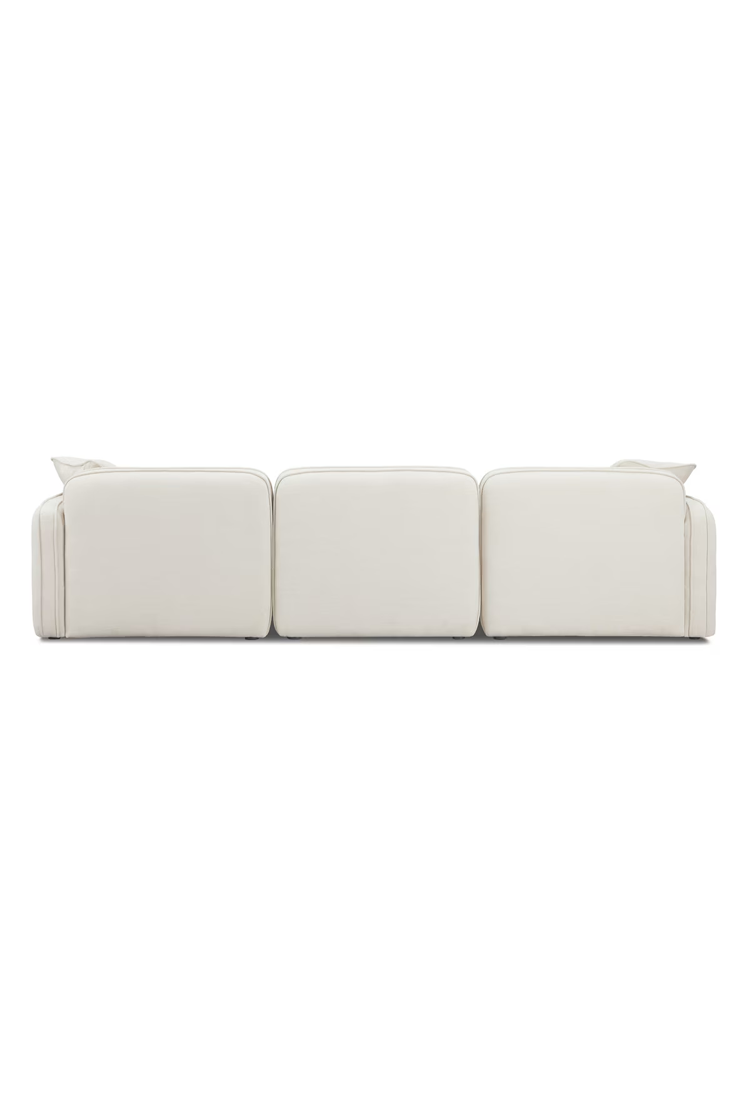 Syntara Linen 4- Piece Sectional,Sand