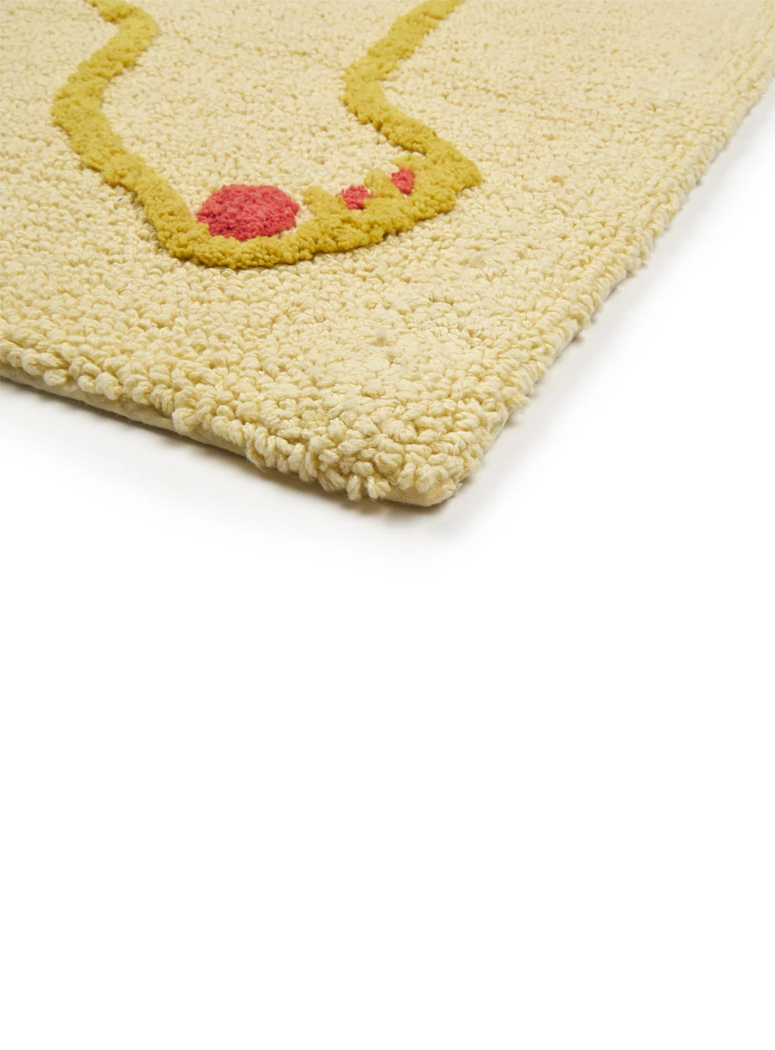 Cold Picnic Footsie bathmat,Yellow