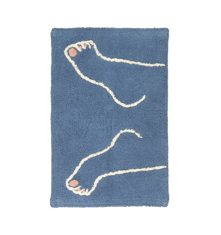 Footsie Bathmat,blue