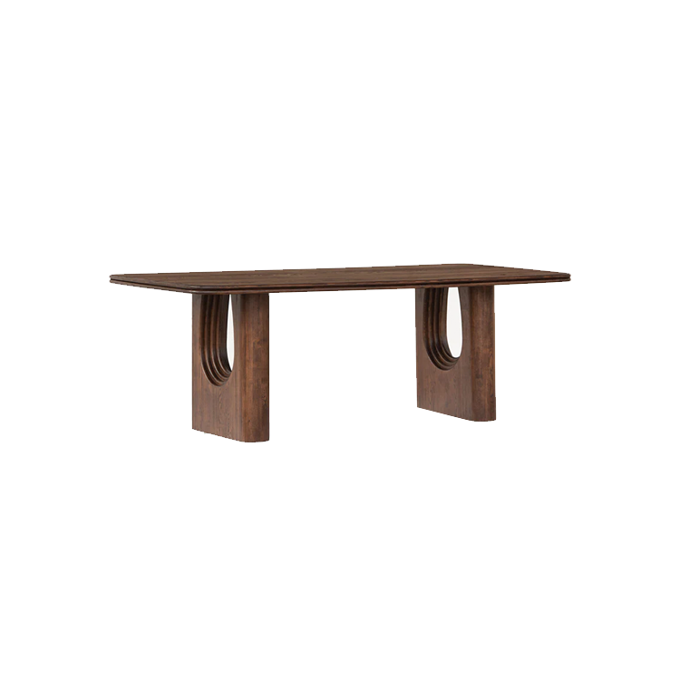 Layering Dining Table, Mud Brown