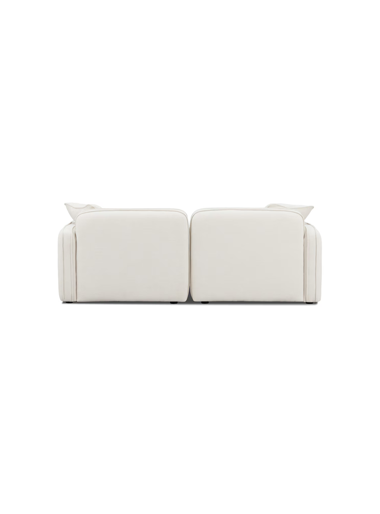 Syntara Linen Loveseat,Sand