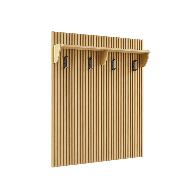 Chateau Coat Rack Panel With Shelf, oak