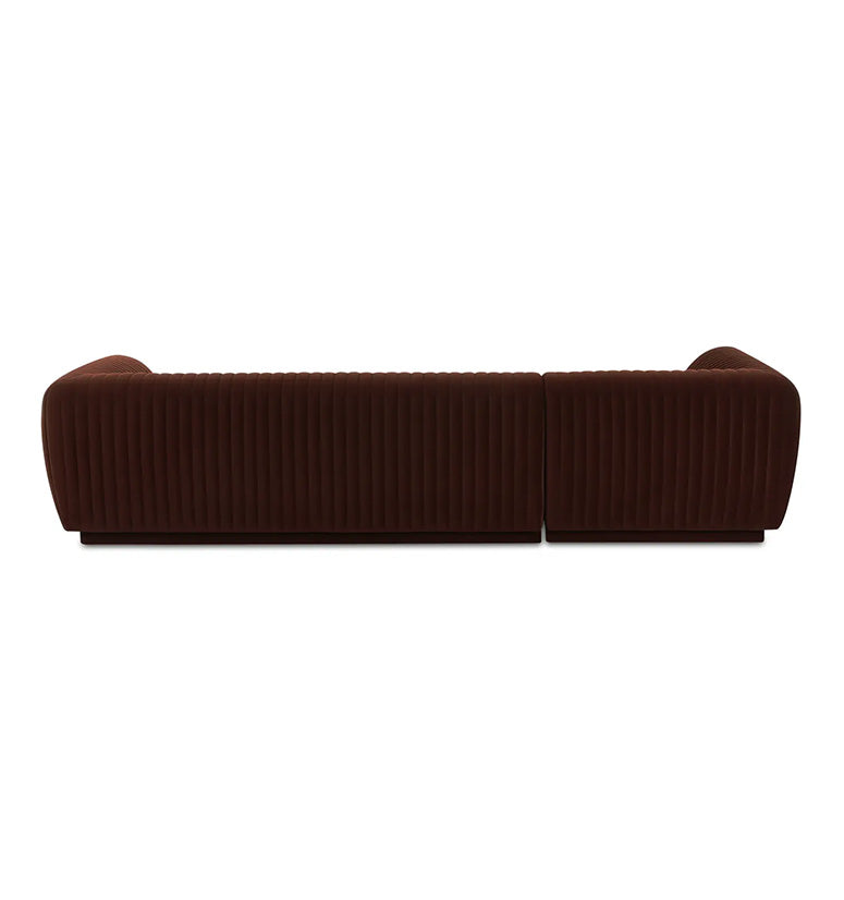 Kensington Sectional Left, warm brown