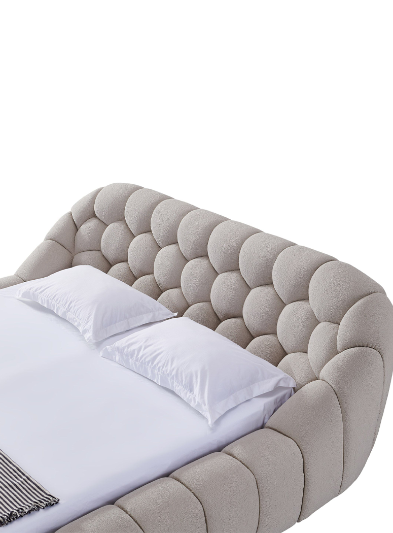 Veridian Eastern King Bed, beige
