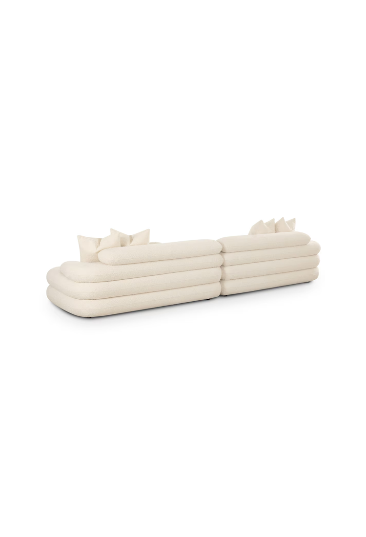 Restopia Cream Boucle Sofa