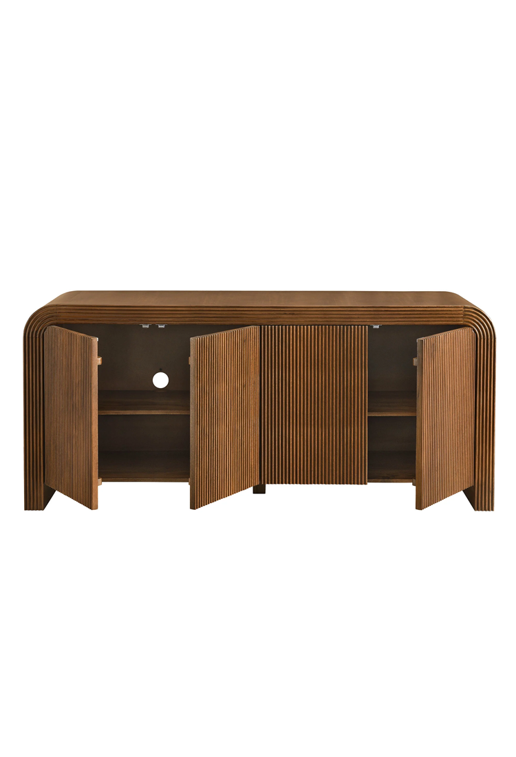 Timber 70" Sideboard Cabinet,Walnut