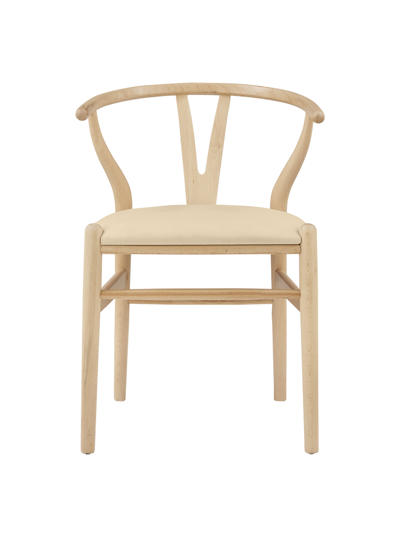 Evelyn Velvet Seat Dining Chair,ntural beige,set of 2