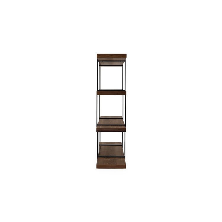 Brewy Walnut & Black Bookshelf