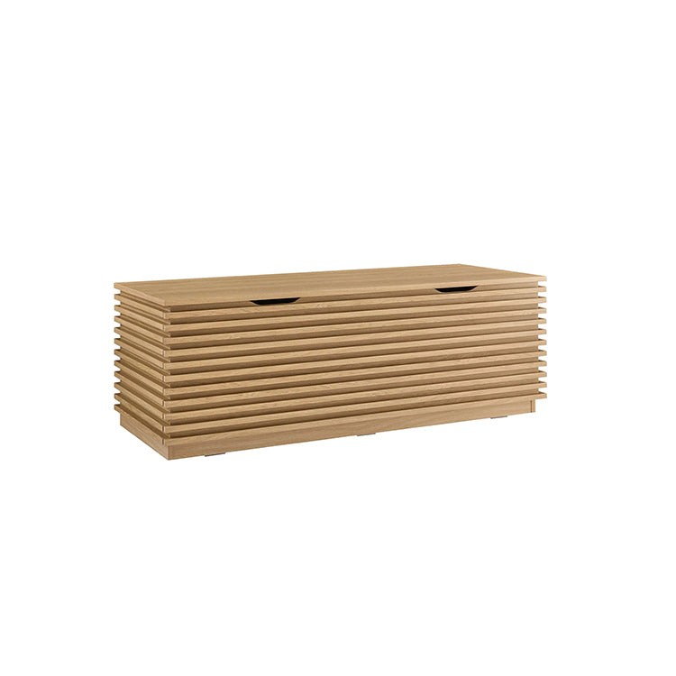 Chateau Storage Bench and Coat Rack, oak