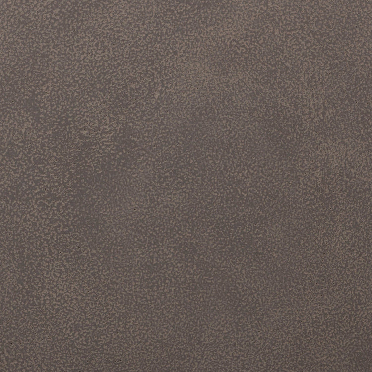 Serrie Concrete Rounded Coffee Table, dark umber