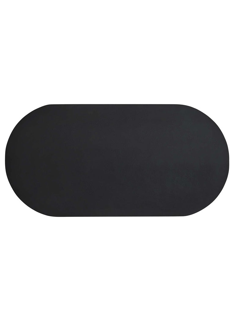 Pianc 72" Oval Dining Table, Black