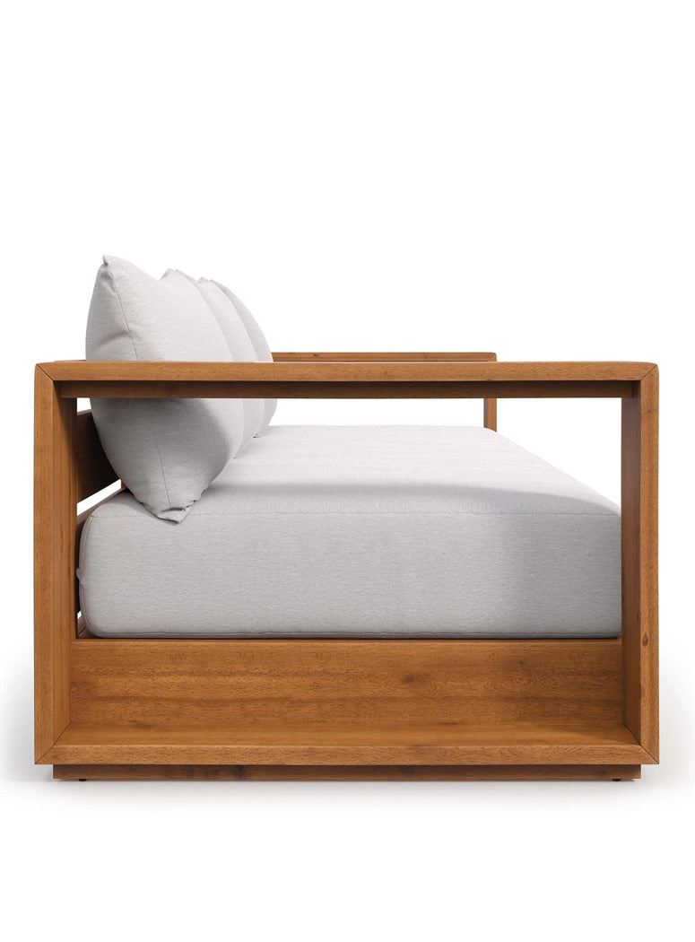 Credenza Outdoor Wood Sofa, natural