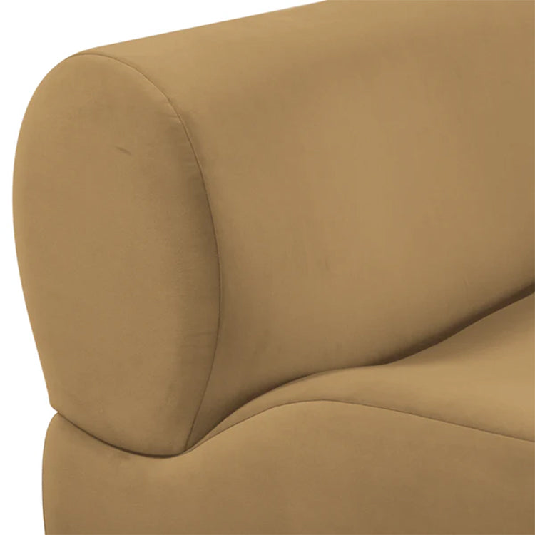 Modu Performance Velvet Armless Chair