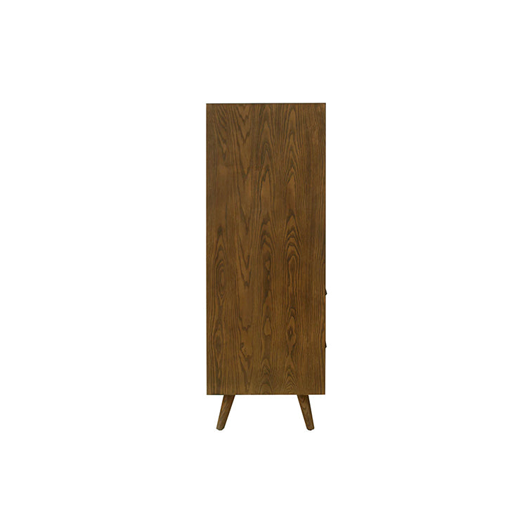 Emerie 33" Walnut 5-Drawer Chest