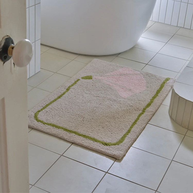 Cold Picnic Cherry Blossom Bathmat