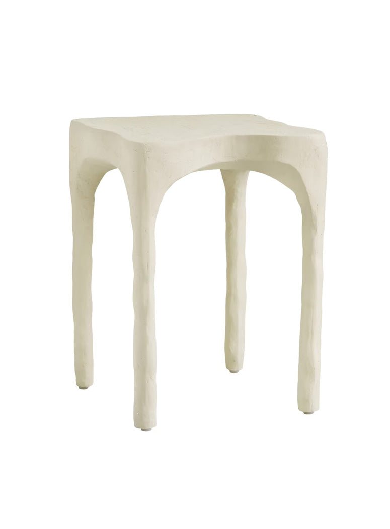 Miraquill Cream Textured Side Table