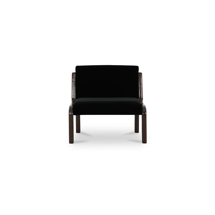 Kam accent chair,Black