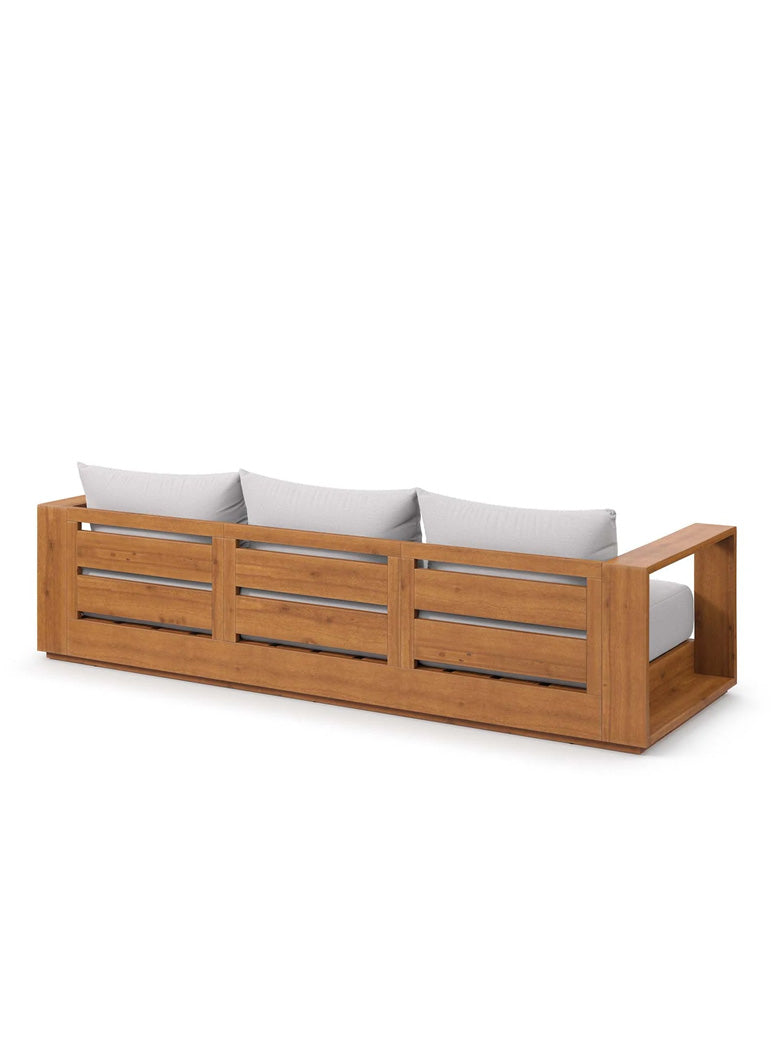 Credenza Outdoor Wood Sofa, natural