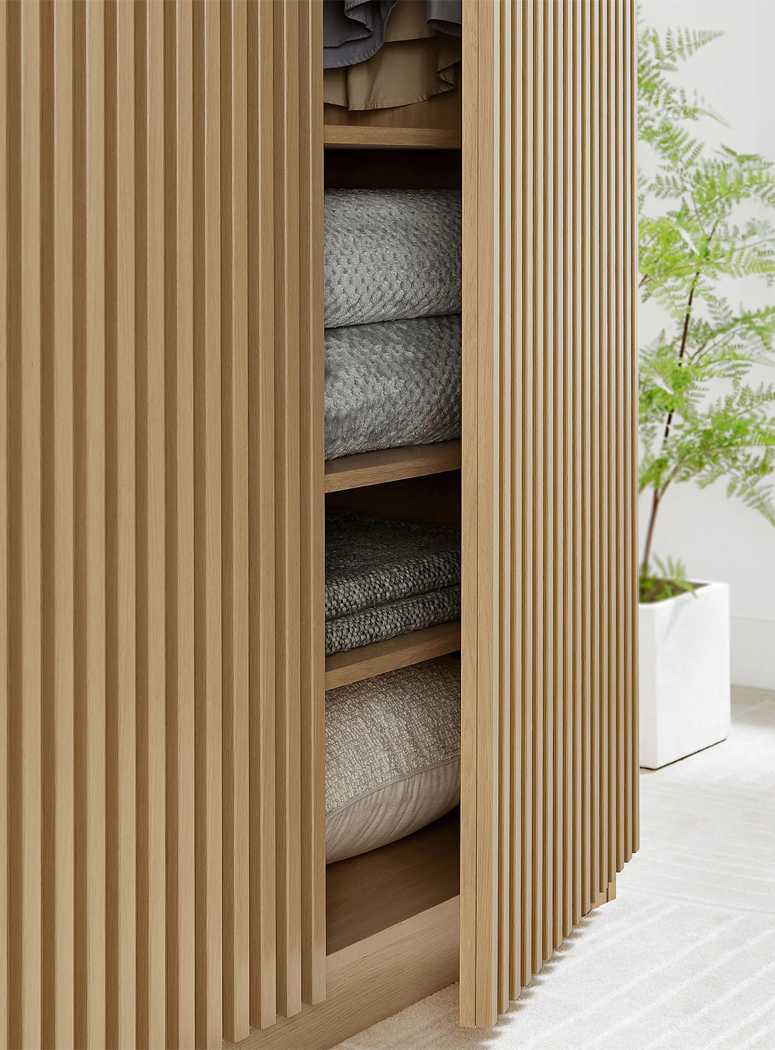 Chateau 2-Door Closet ,Oak