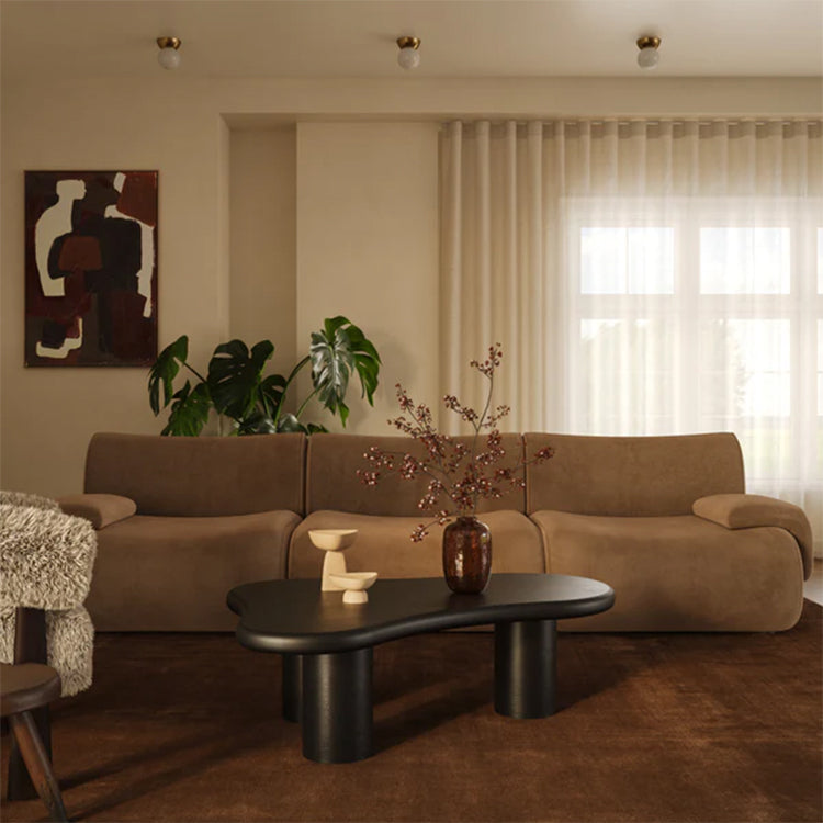Modu Performance Velvet Armless Chair