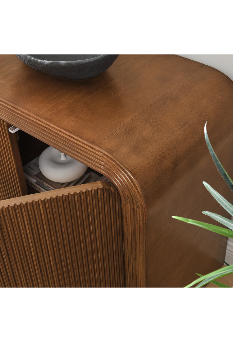 Timber 70" Sideboard Cabinet,Walnut