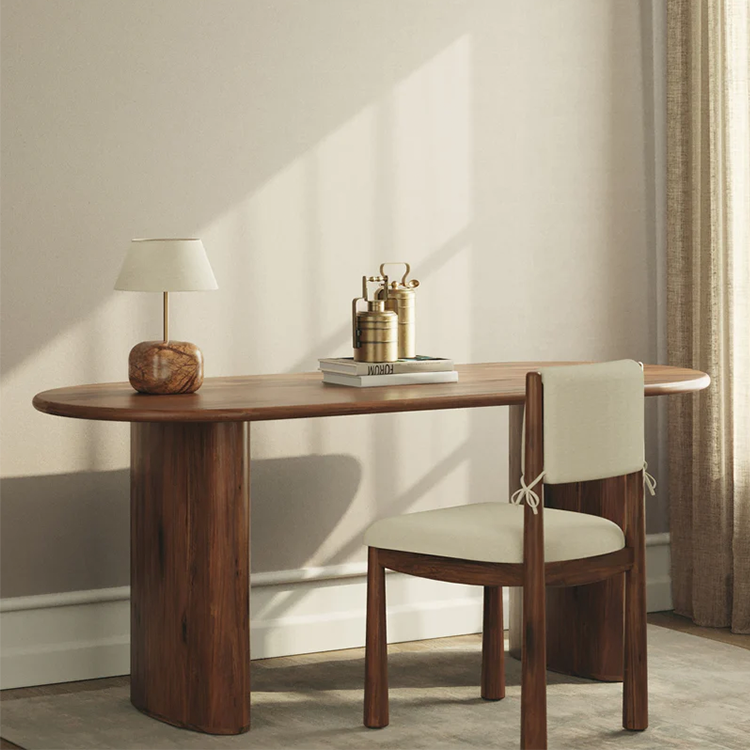 Ovale 72" Wood Dining Table