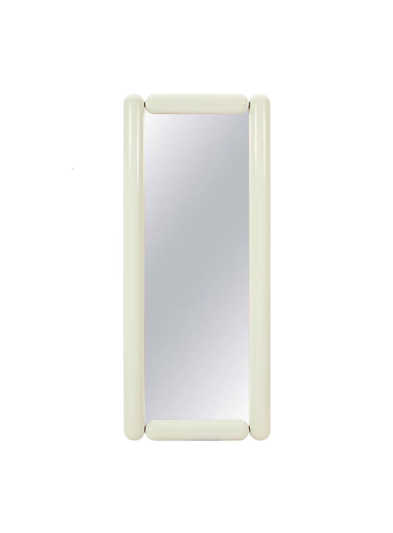 Voss Large Floor Mirror,Cream