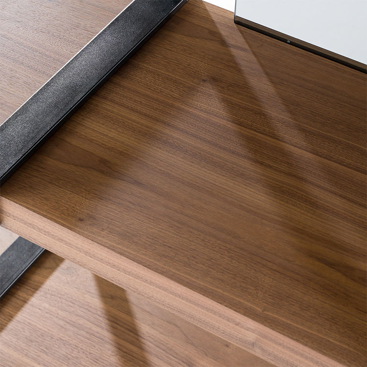 Brewy Walnut & Black Bookshelf